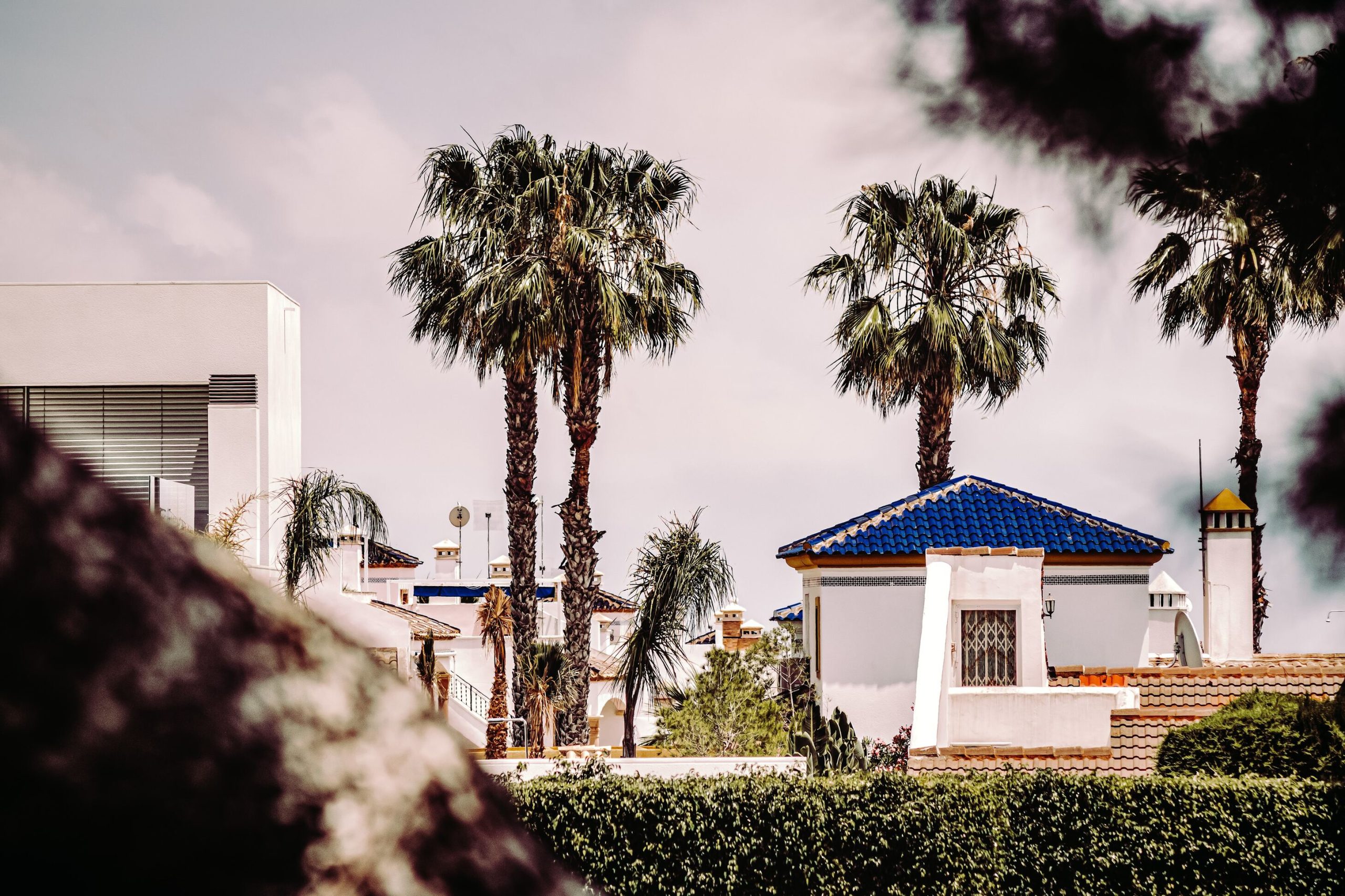 techos de tejas en casas mediterráneas